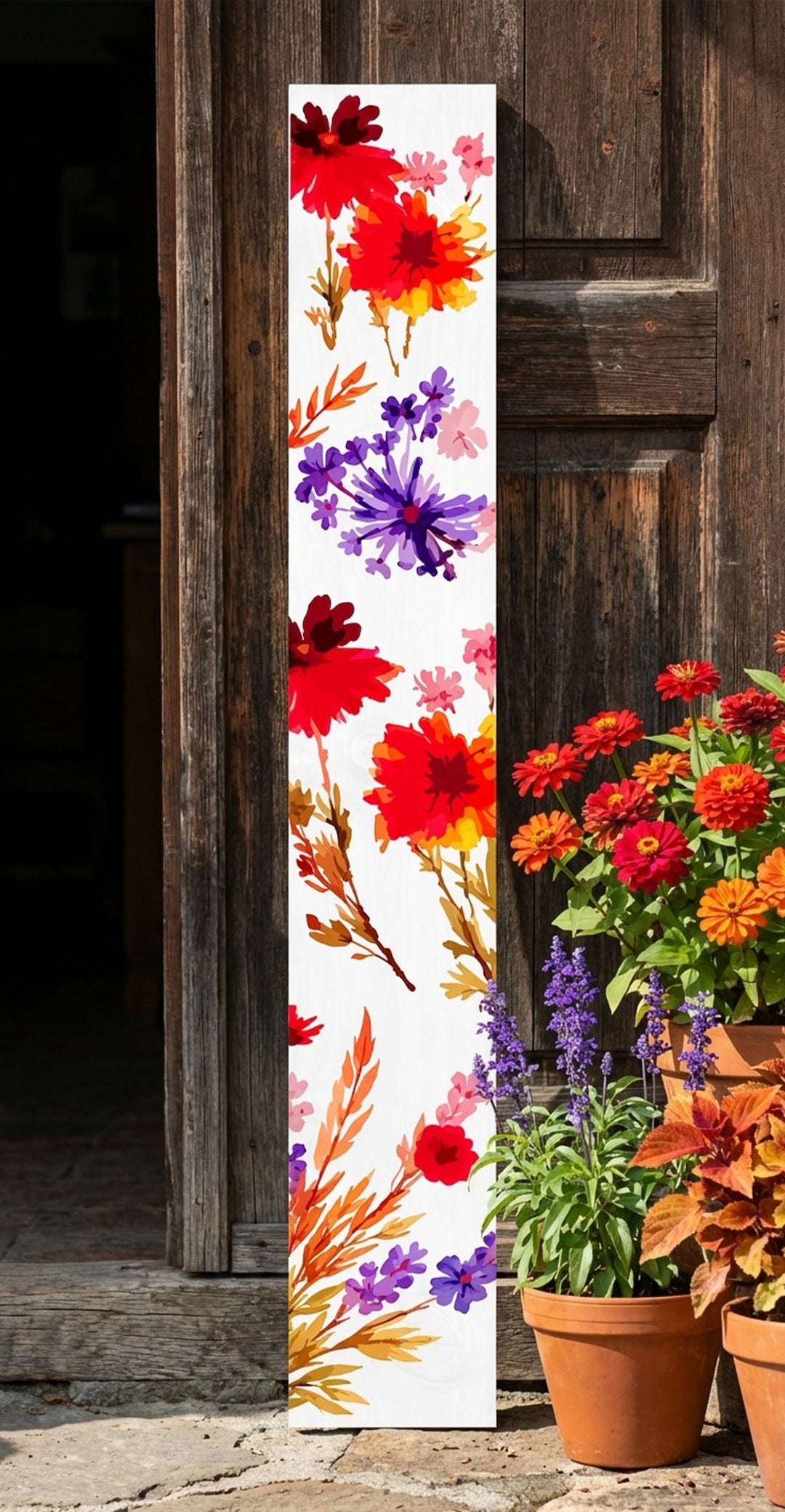 Floral Porch Leaner