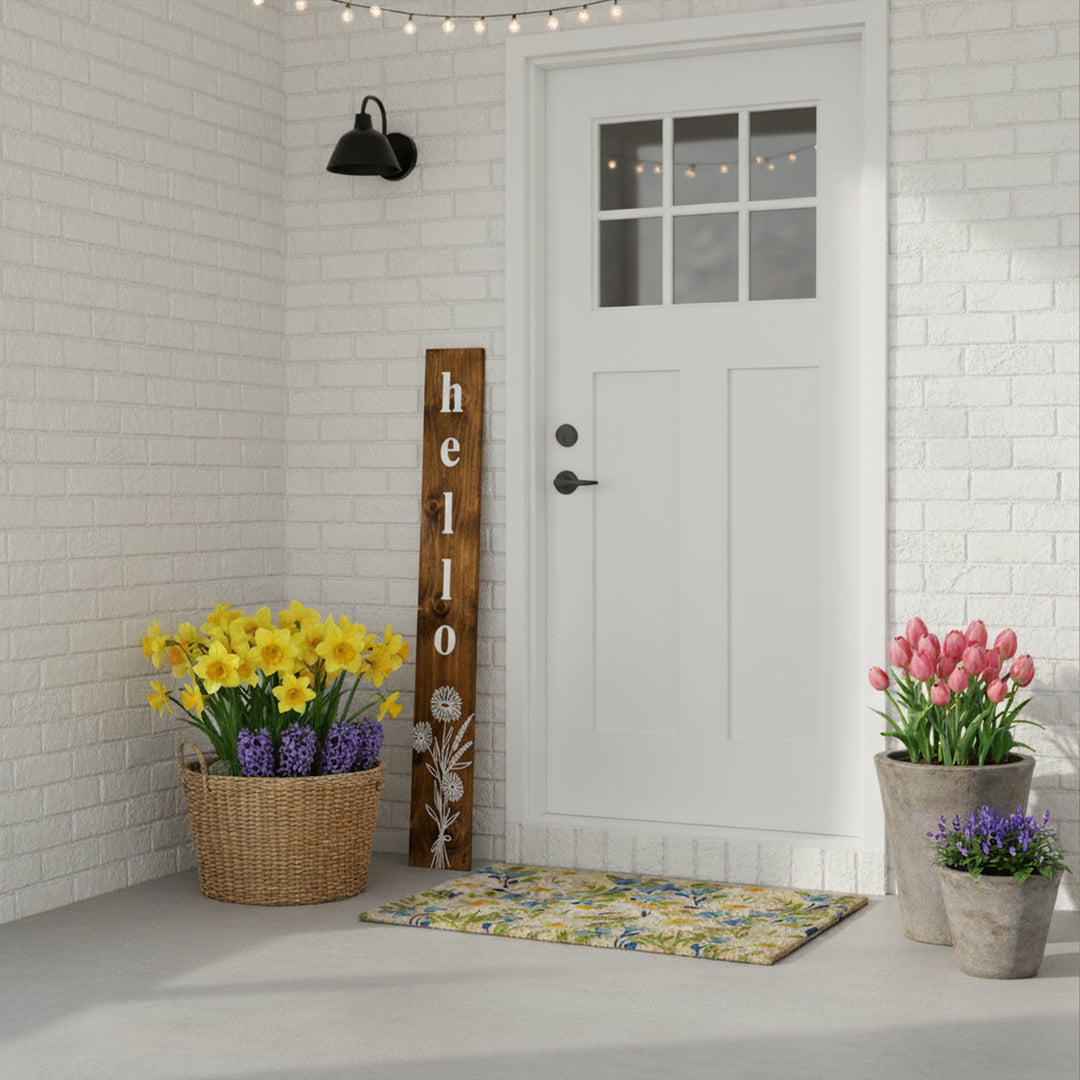 Wildflower Porch Sign