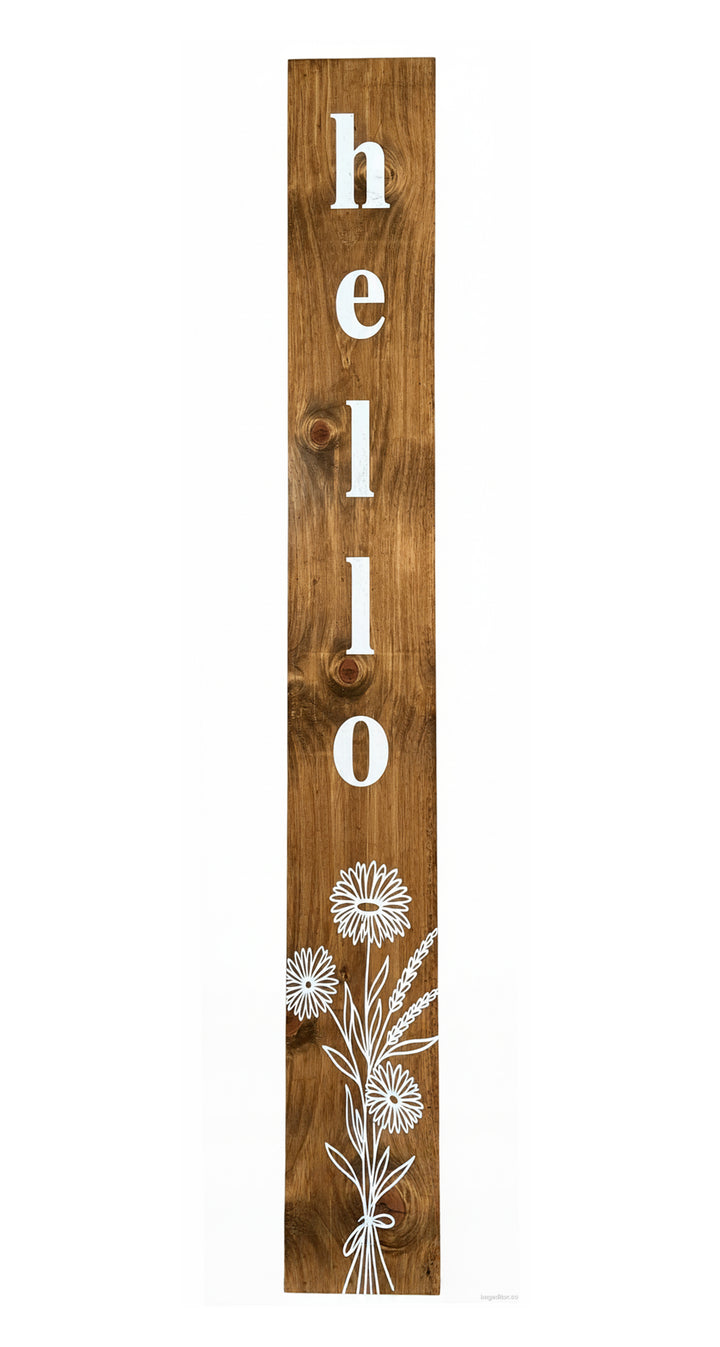 Wildflower Porch Sign