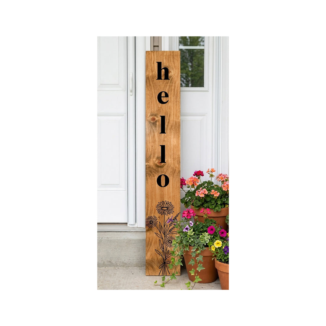 Wildflower Porch Sign