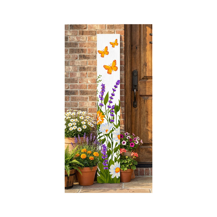 Butterfly Garden Porch Leaner