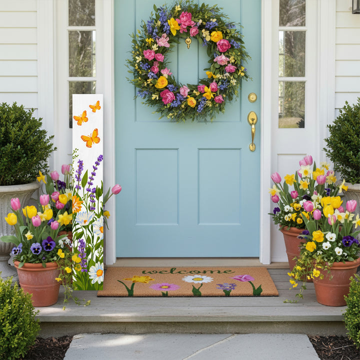Butterfly Garden Porch Leaner