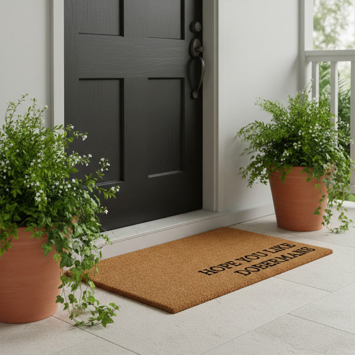 Hope You Like Dobermans Doormat