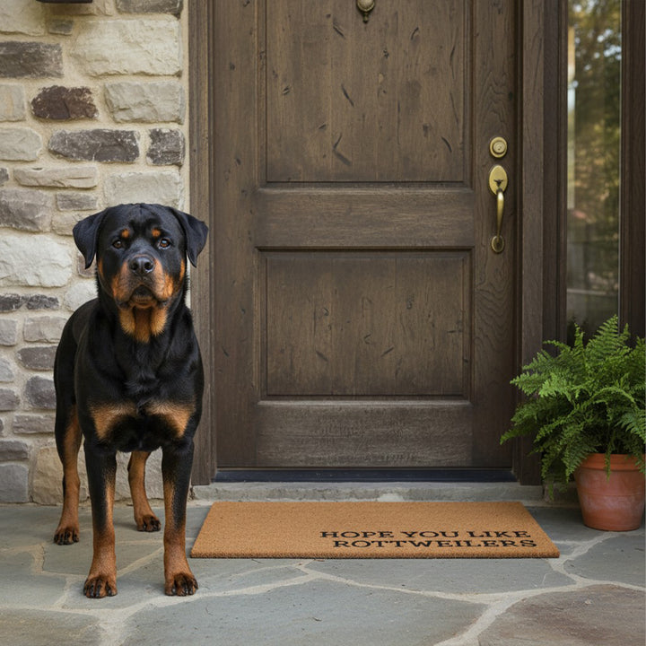 Hope You Like Rottweilers Doormat