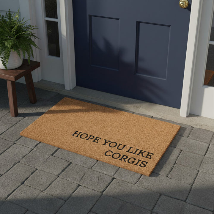 Hope You Like Corgis Doormat