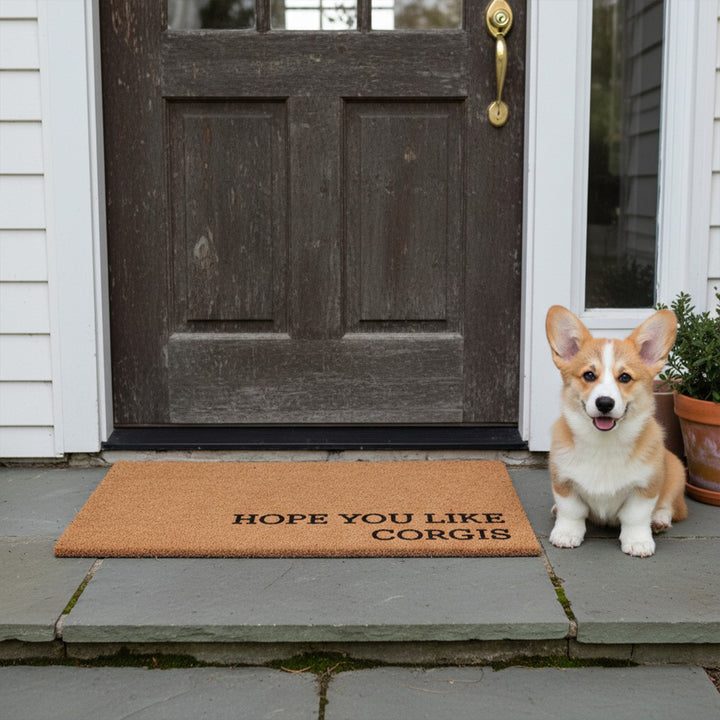 Hope You Like Corgis Doormat
