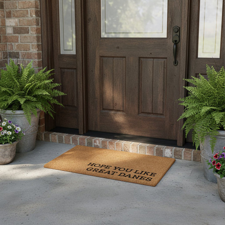 Hope You Like Great Danes Doormat