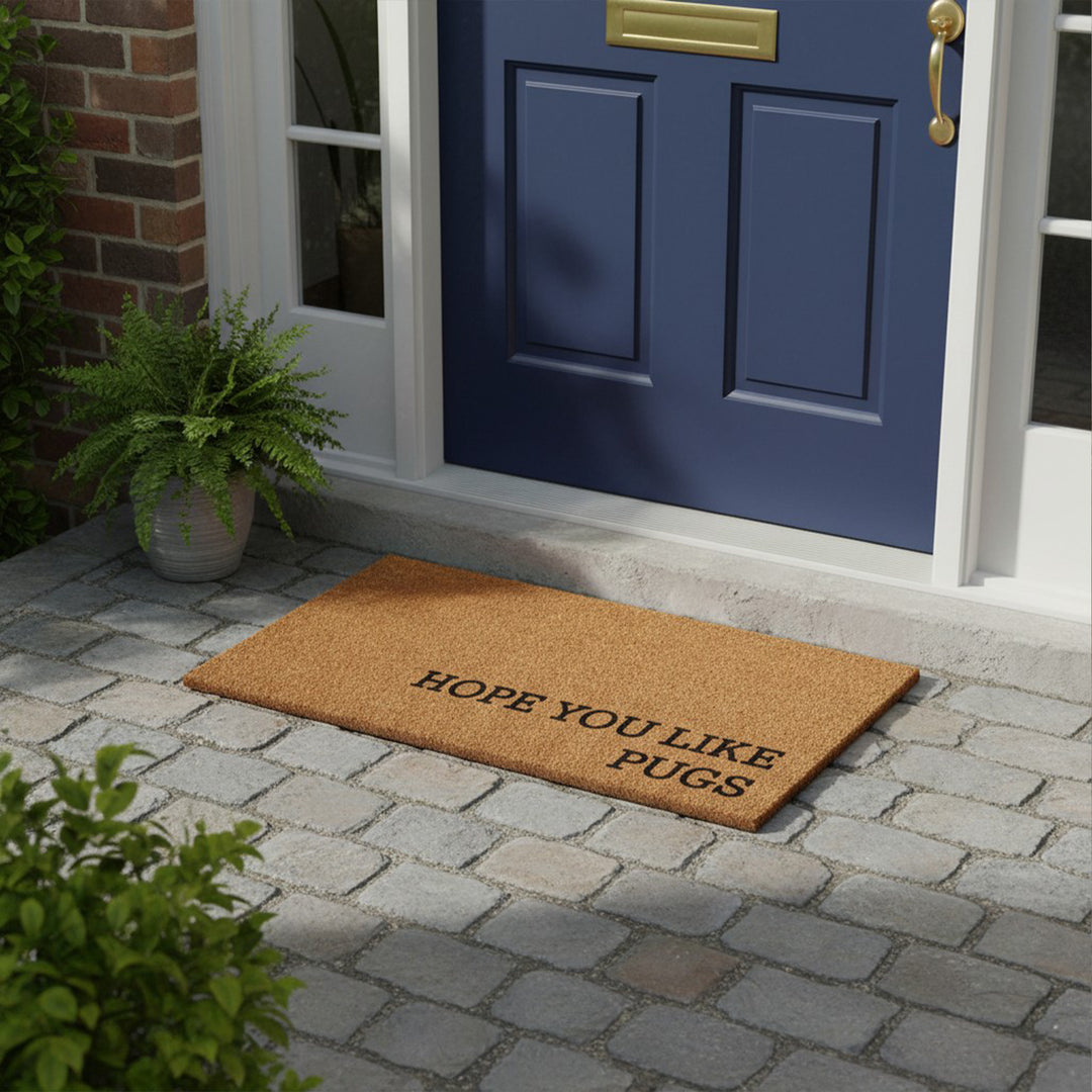 Hope You Like Pugs Doormat