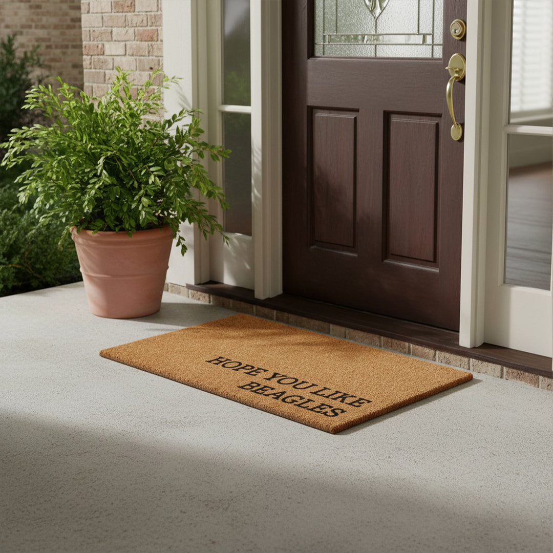 Hope You Like Beagles Doormat