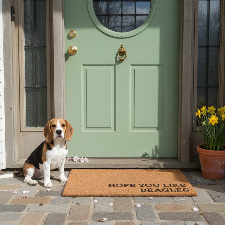Hope You Like Beagles Doormat