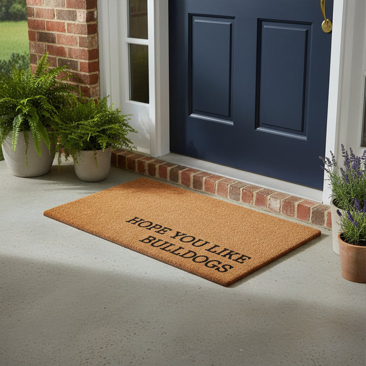 Hope You Like Bull Dogs Doormat