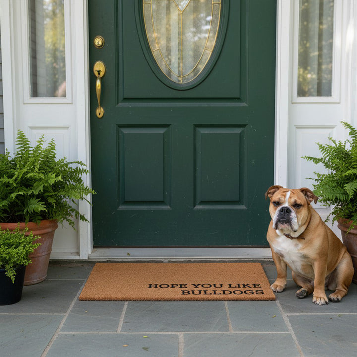 Hope You Like Bull Dogs Doormat