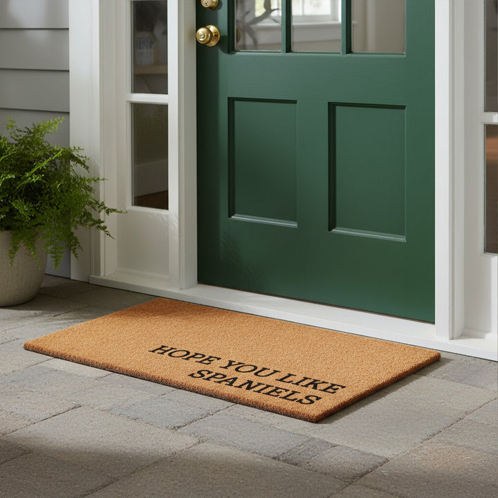 Hope You Like Spaniels Doormat