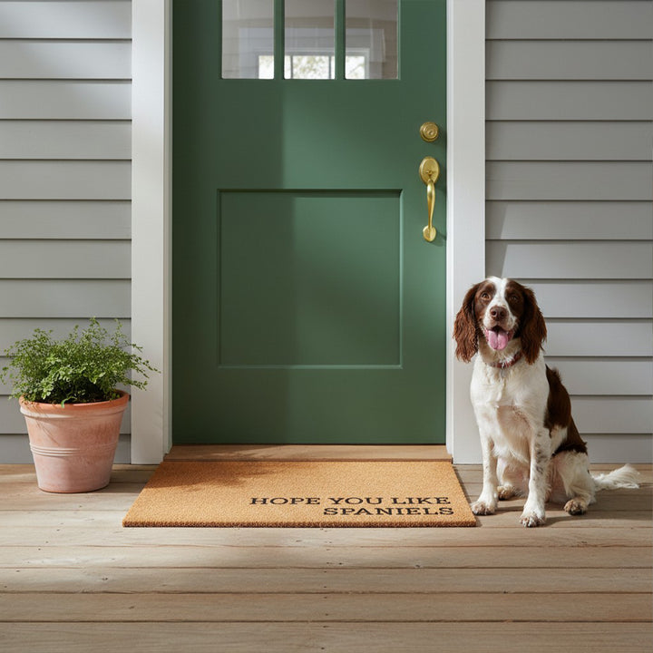 Hope You Like Spaniels Doormat