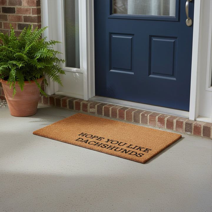 Hope You Like Dachshunds Doormat