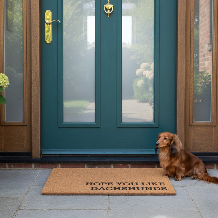 Hope You Like Dachshunds Doormat