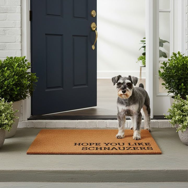 Hope You Like Schnauzers Doormat