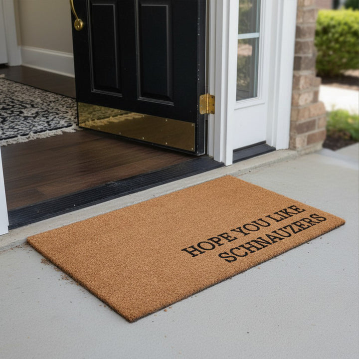 Hope You Like Schnauzers Doormat