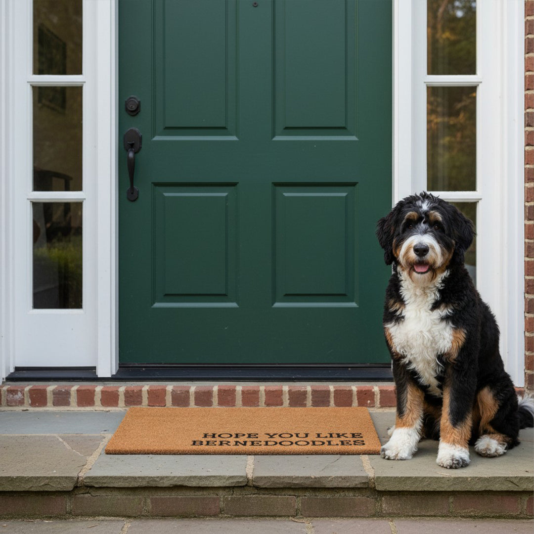Hope You Like Bernedoodles Doormat