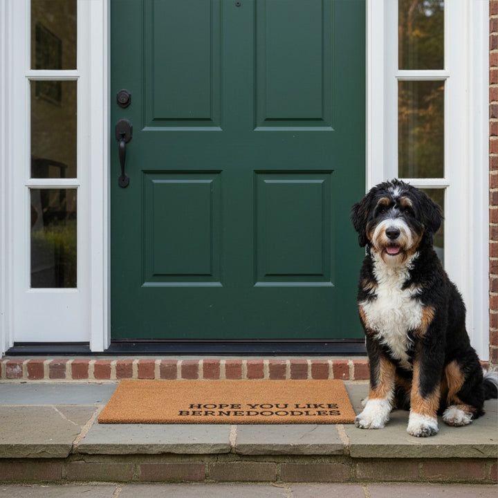 Hope You Like Bernedoodles Doormat
