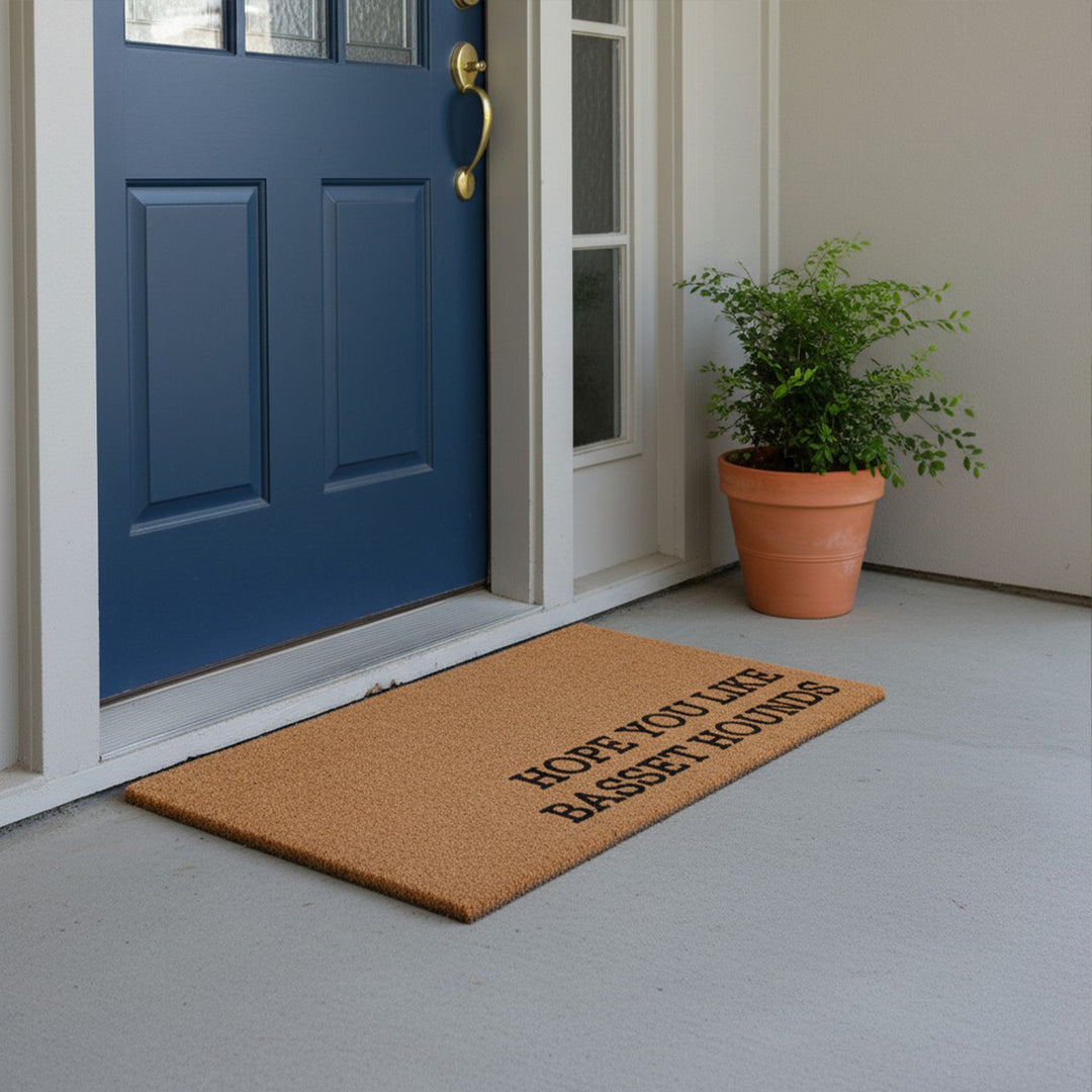 Hope You Like Basset hounds Doormat