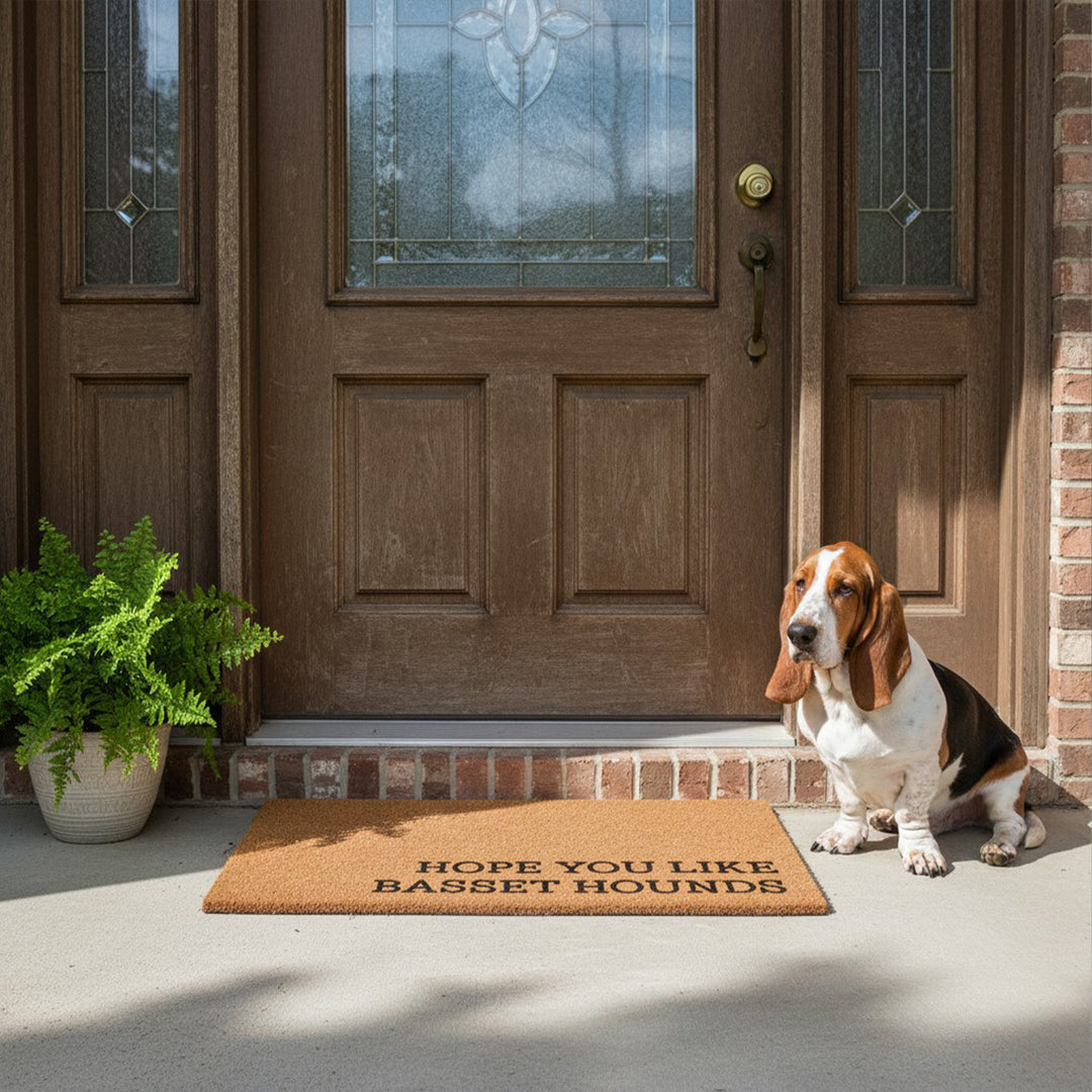Hope You Like Basset hounds Doormat