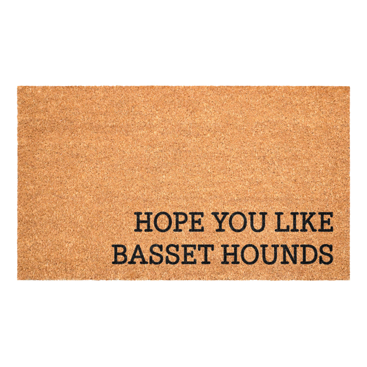 Hope You Like Basset hounds Doormat