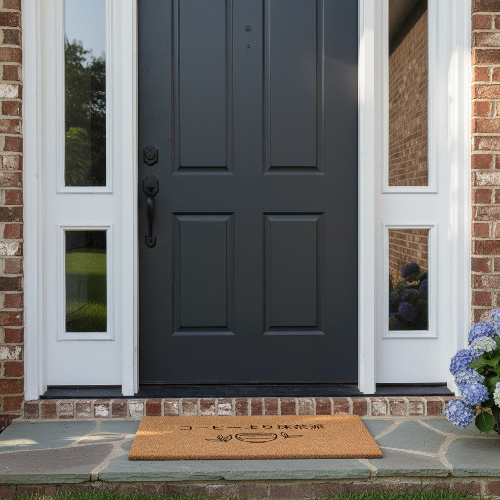 Matcha over Coffee Doormat