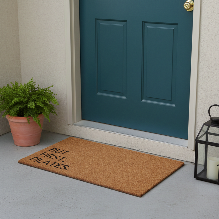 But First, Pilates Doormat