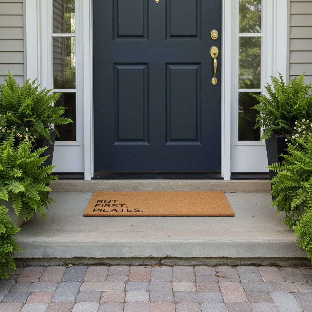 But First, Pilates Doormat