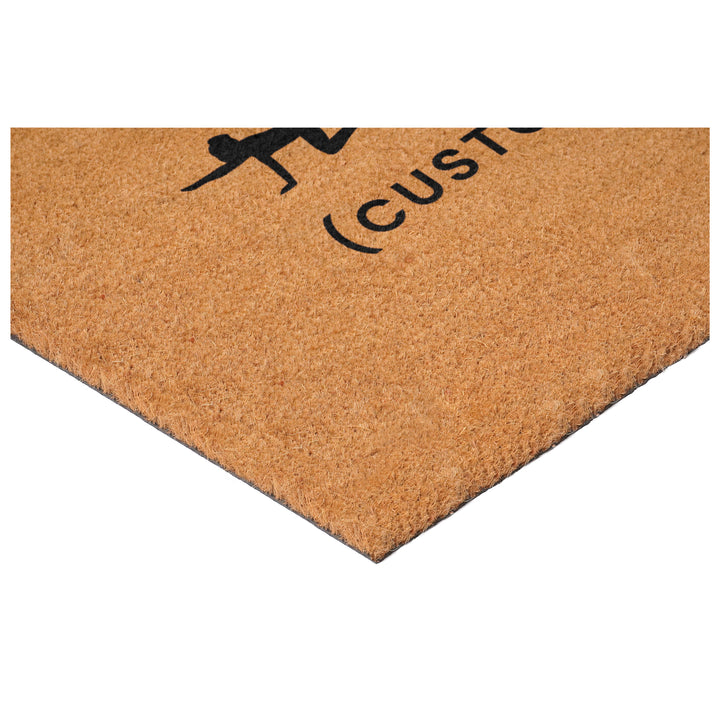 Inhale Exhale Silhouette Doormat