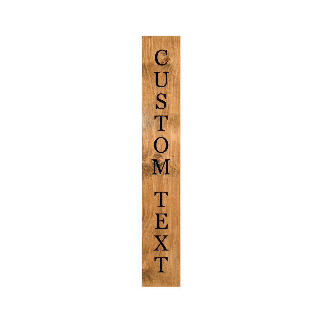 Personalized Black and Personalized Stained
