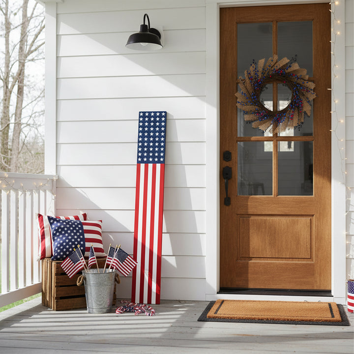 American Flag Porch Leaner