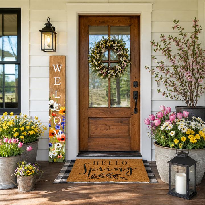 Sunlit Garden Porch Leaner