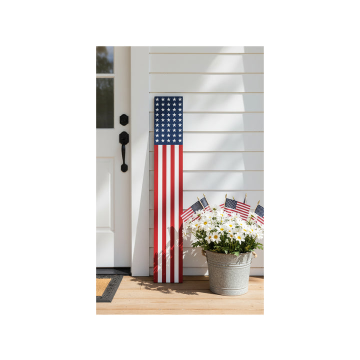 American Flag Porch leaner