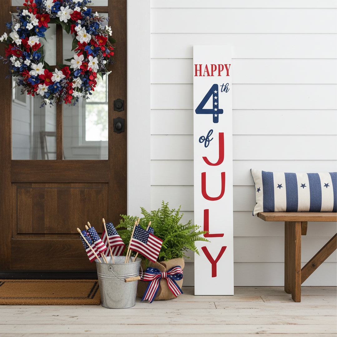Happy 4th of July  White Porch leaner