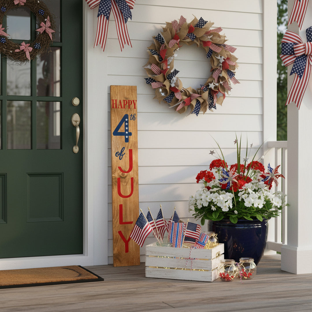 Happy 4th of July Porch leaner