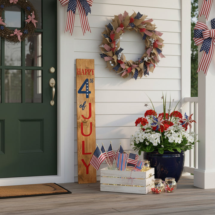 Happy 4th of July Porch leaner