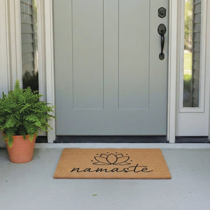 Namaste Aura Lotus Doormat
