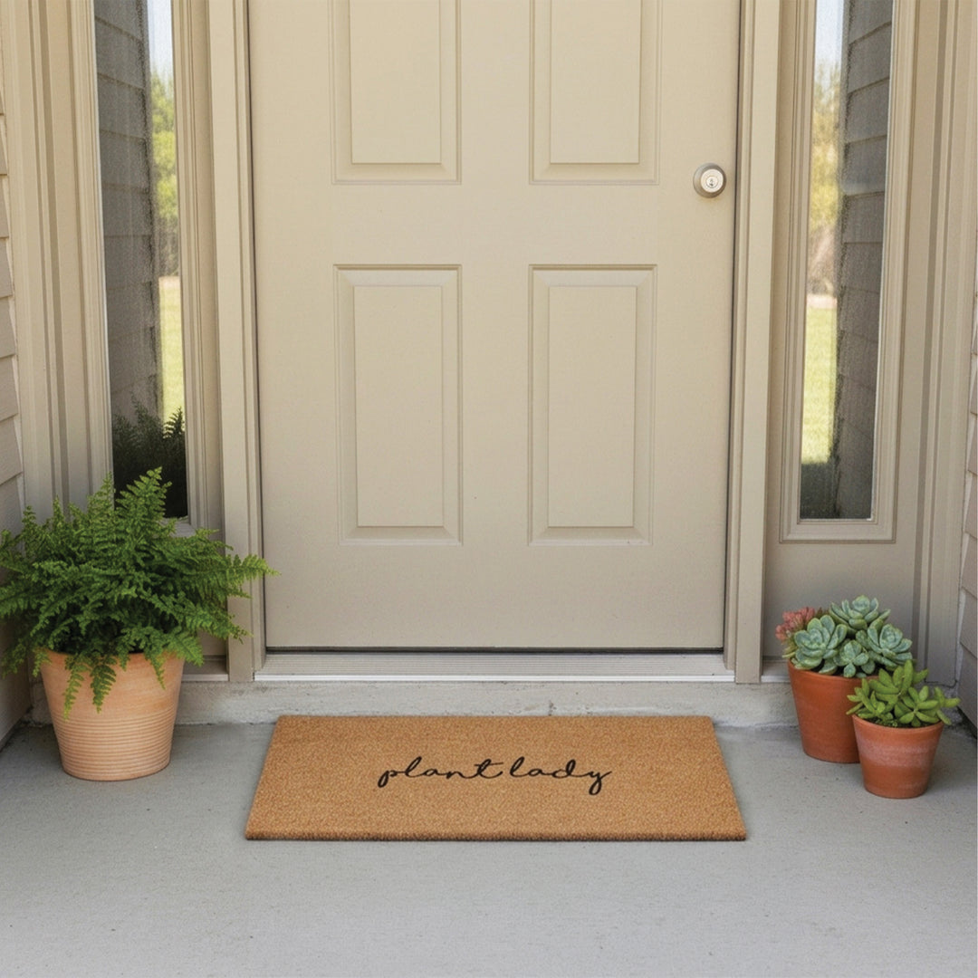 Plant Lady Script Doormat