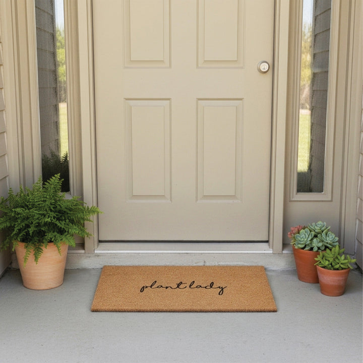 Plant Lady Script Doormat