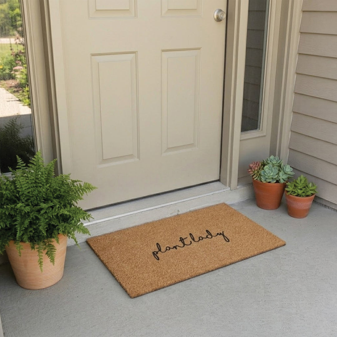 Plant Lady Script Doormat