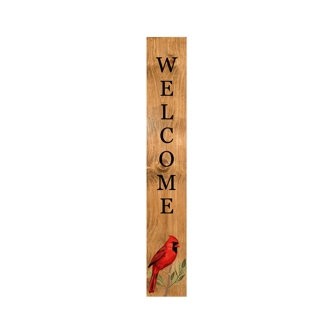 Cardinal Welcome Porch Leaner