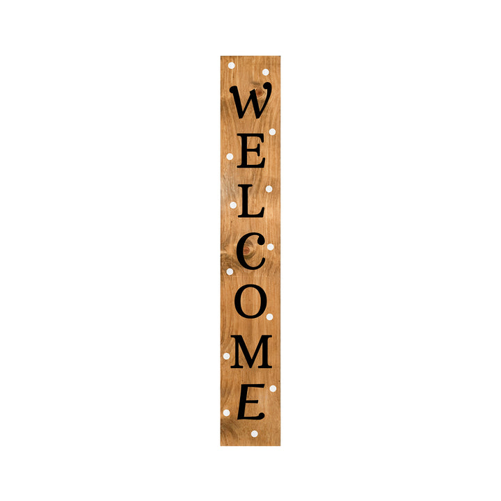 White Polka Dot Welcome
