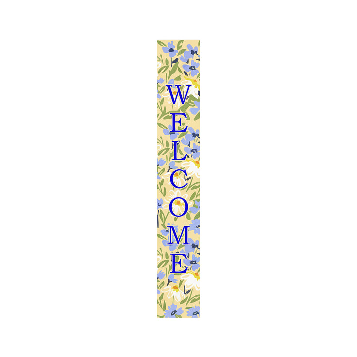 Blooming Meadow Blue Welcome Porch Leaner