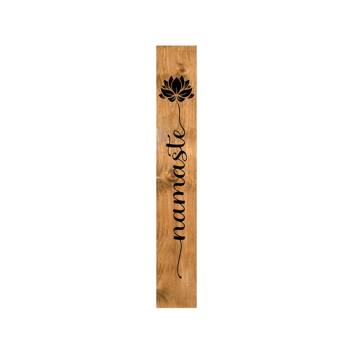Lotus Blossom Namaste Porch Leaner