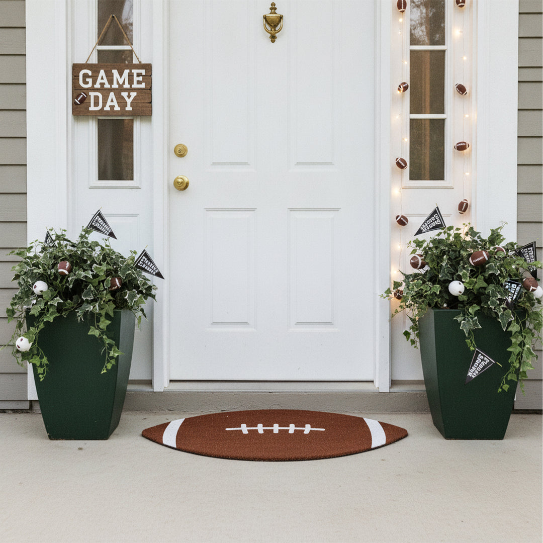 Game Day Football Doormat