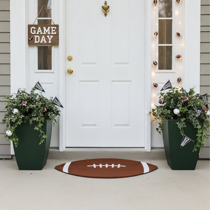 Game Day Football Doormat