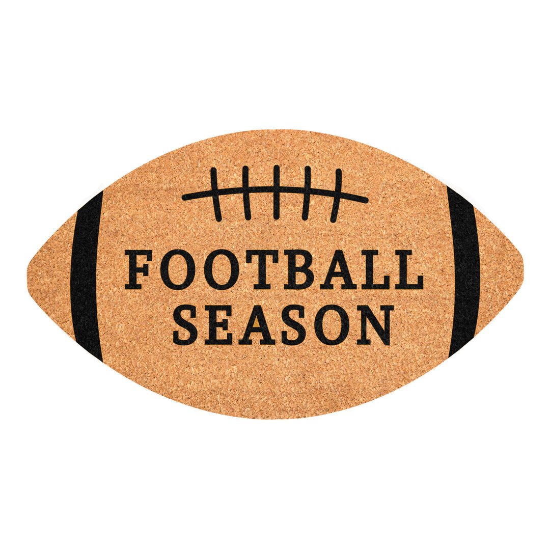 Football Season shape Doormat