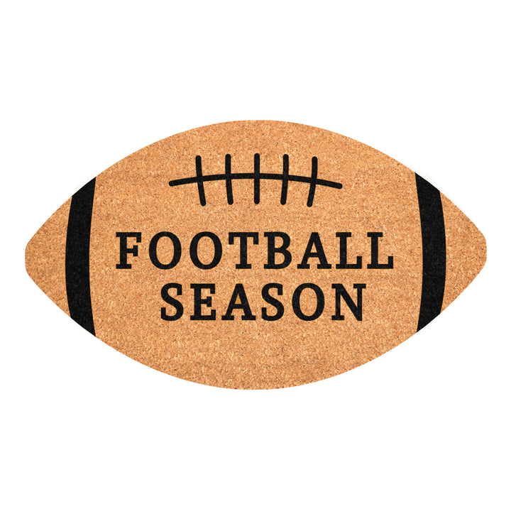 Football Season shape Doormat